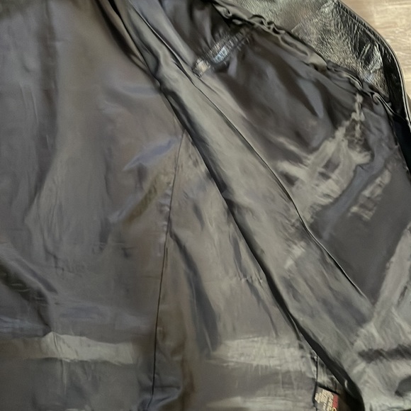 Big & Tall Genuine Leather Men’s Jacket, Black, Size 6X - Picture 10 of 13